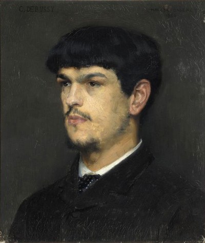 Claude Debussy. Monsieur Croche, antidilettante, Frans leren, Vivienne  Stringa.portrait de Claude Debussy  Par Marcel André Baschet