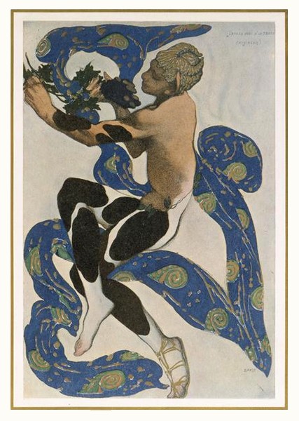 Claude Debussy. Monsieur Croche, antidilettante, Frans leren, Vivienne  Stringa. Nijinsky dans L'Après-midi d'un faune, par Léon Bakst