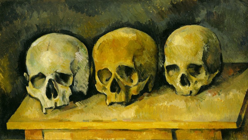 Paul Cézanne, Nature-morte aux trois crânes