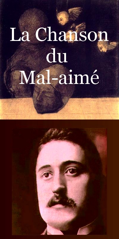 Guillaume Apollinaire. La chanson du Mal-Aimé. Et je chantais cette romance... . Estampes  Odilon Redon. Léo ferré. Frans leren, Vivienne Stringa