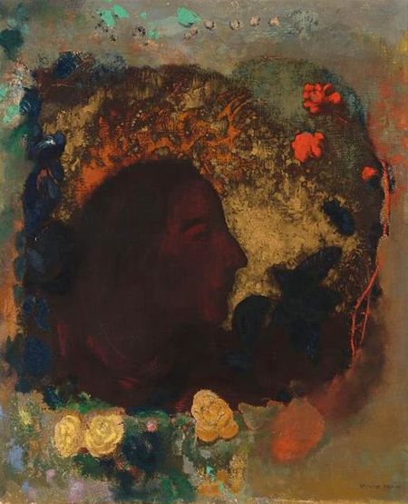 Portrait de Paul Gauguin, Odilon Redon, peint après la mort de Gauguin entre 1903 et 1906