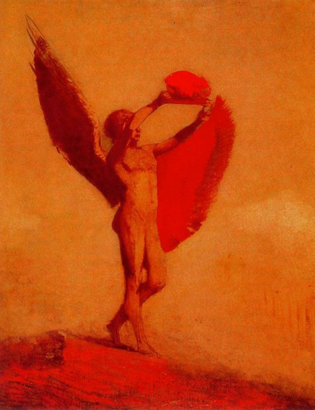 Charles Baudelaire - Les Paradis artificiels, frans leren, Vivienne Stringa. | Icare : Odilon Redon 