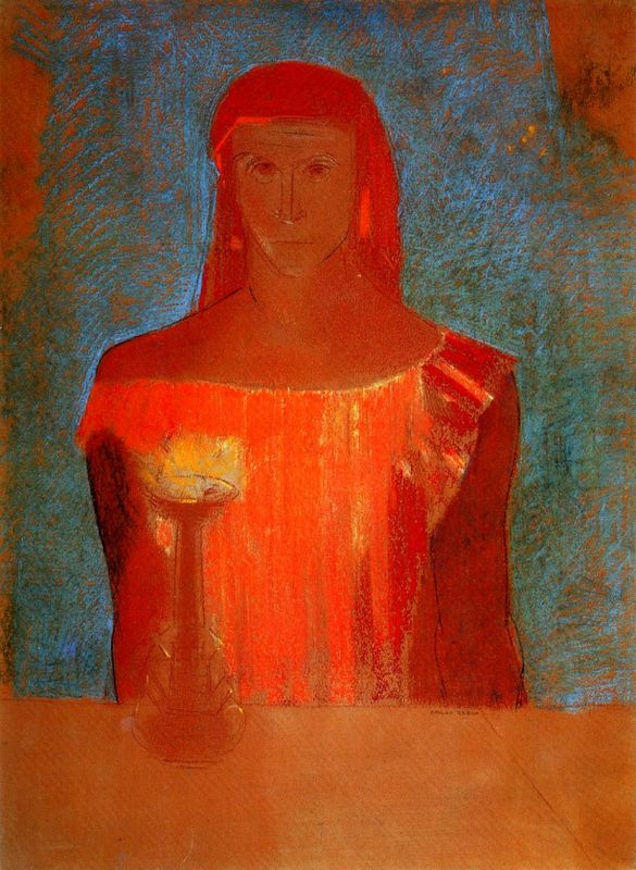 Charles Baudelaire - Les Paradis artificiels, frans leren, Vivienne Stringa. | Lady Macbeth, 1898 Odilon Redon