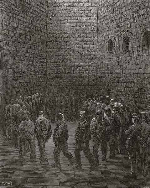 La ronde des prisonniers ; Gustave Doré