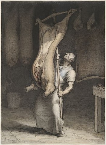 Honoré-Victorin Daumier Le Boucher