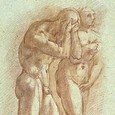Adam et Eve chassés du Paradis. Odilon Redon, Aan zichzelf. Haarlem, Amsterdam.  À soi-même.  Journal. Notes sur la vie l'art et les artistes(1922 ).  Aan zichzelf  / Dagboek / Notities over het leven, kunst en kunstenaars. Frans leren, Vivienne  Stringa