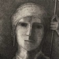 Lithographie , Kundry (Parsifal) Odilon Redon, Aan zichzelf. Haarlem, Amsterdam.  À soi-même.  Journal. Notes sur la vie l'art et les artistes(1922 ).  Aan zichzelf  / Dagboek / Notities over het leven, kunst en kunstenaars. Frans leren, Vivienne  Stringa