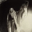 La Mort : C'est moi qui te rends sérieuse ; enlaçons-nous. Odilon Redon, Aan zichzelf. Haarlem, Amsterdam.  À soi-même.  Journal. Notes sur la vie l'art et les artistes(1922 ).  Aan zichzelf  / Dagboek / Notities over het leven, kunst en kunstenaars. Frans leren, Vivienne  Stringa 