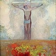 Le crucifié. Odilon Redon, Aan zichzelf. Haarlem, Amsterdam.  À soi-même.  Journal. Notes sur la vie l'art et les artistes(1922 ).  Aan zichzelf  / Dagboek / Notities over het leven, kunst en kunstenaars. Frans leren, Vivienne  Stringa