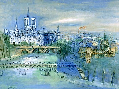 Jean Dufy. Paris, la Seine et Notre-Dame